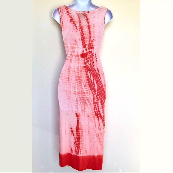 PINK ROSE⚡️Tie-Dye Spring/Summer Maxi Dress_M - Picture 2 of 8
